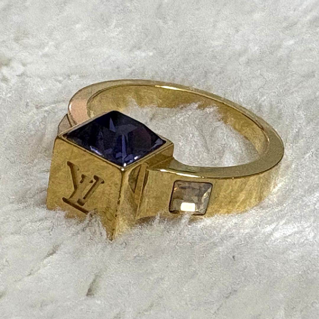 美品 ルイヴィトン M65098 バーグ ギャンブル リング ゴールド　S LOUIS VUITTON（ルイ・ヴィトン） ルイ ヴィトン バーグ ギャンブル