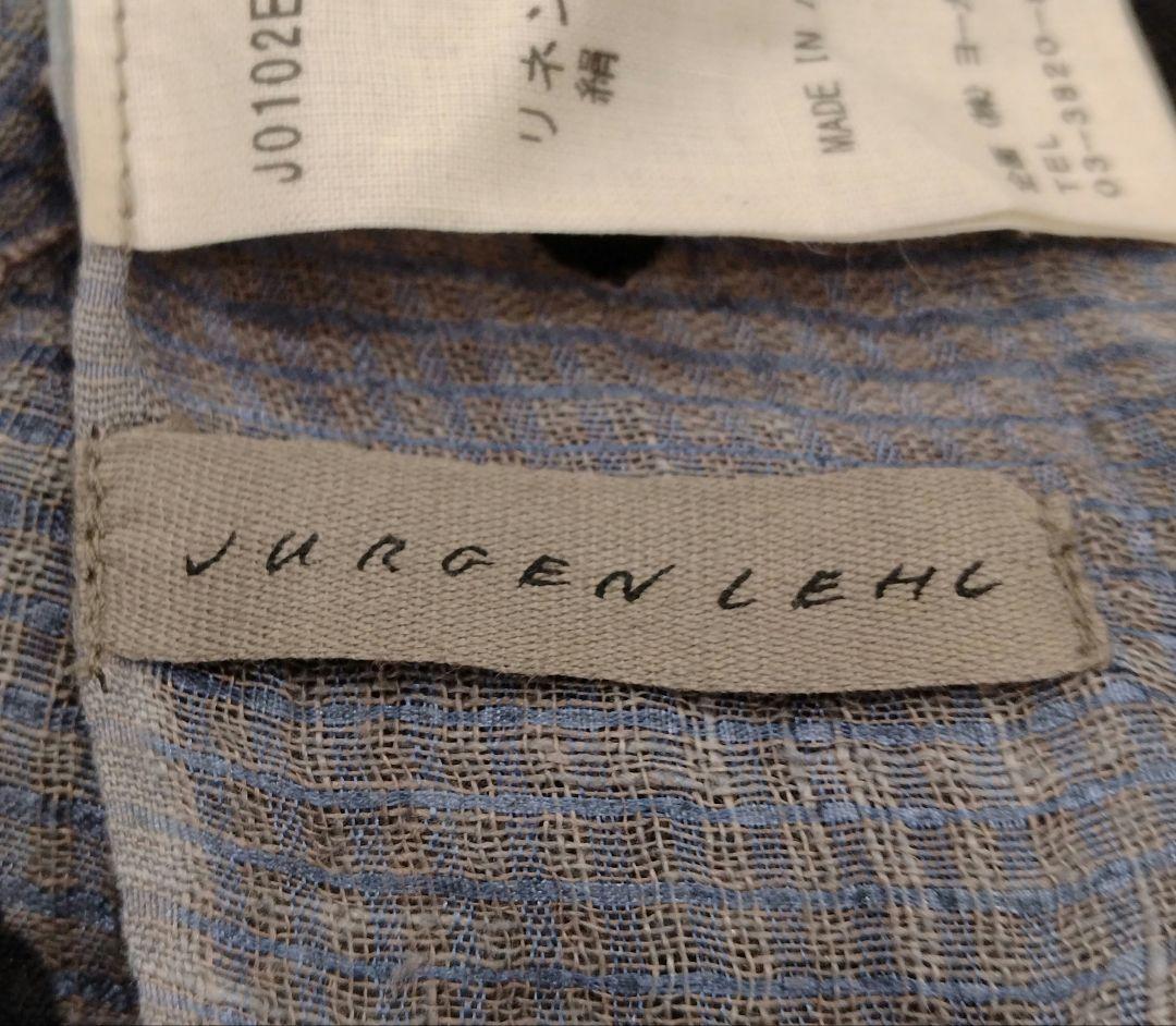 Jurgen Lehl ヨーガンレール リネン シルク スカーフ 手織り 大判