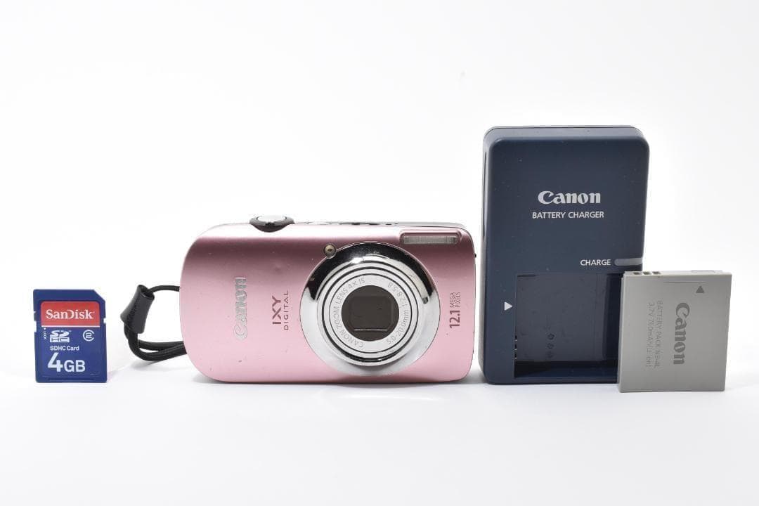 キヤノン Canon IXY 510 IS ピンク 《動作確認済・SDカード付》 - メルカリ