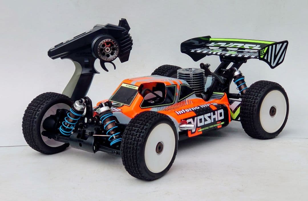 未走行！KE25付 特別仕様！京商インファーノ MP9 1/8GP レディセット インファーノ MP9 TKI3 T1(ホワイト) 1/8 GP 4WD レディセット 31889T1