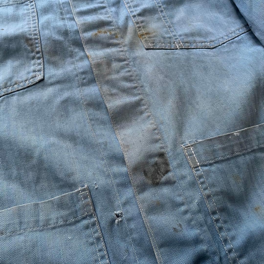 50's K.W.B. MFG. ヘリンボーンツイル ショップコート - メルカリ