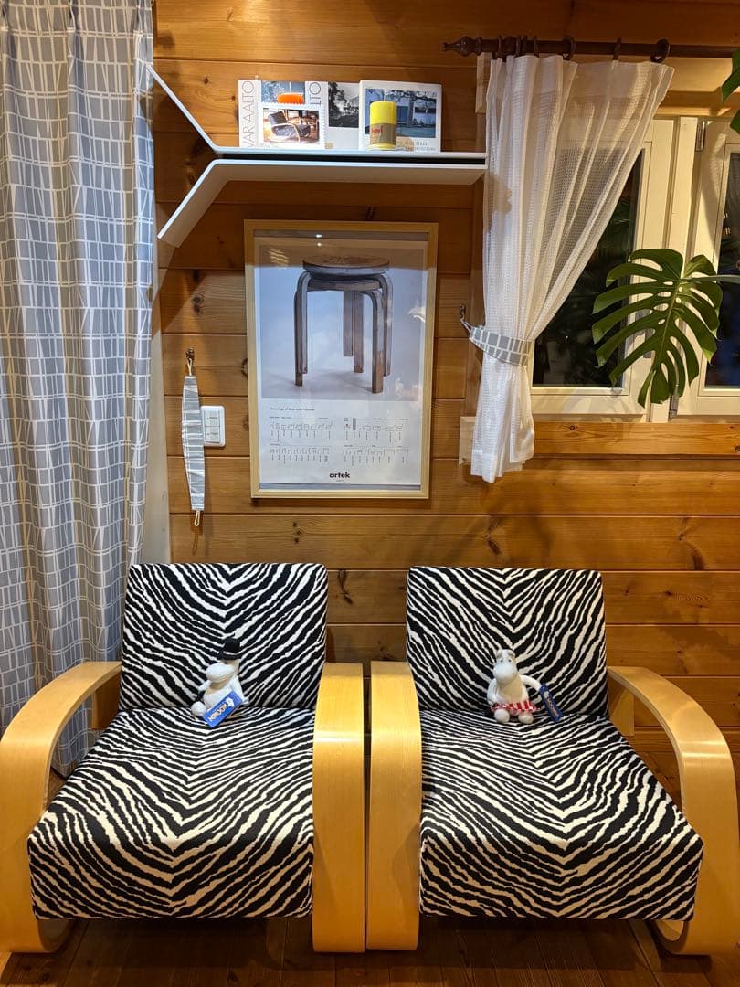 北欧家具Artek / アルテックタンクソファ400ゼブラ一脚 - メルカリ