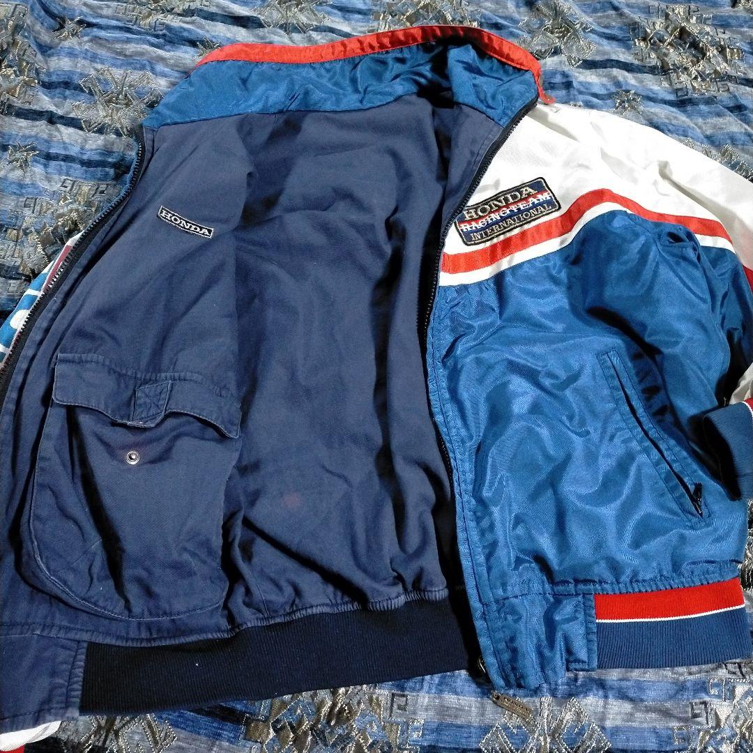 激レア ヴィンテージ ホンダ リバーシブル ジャンパー ブルゾン 袖ロゴ