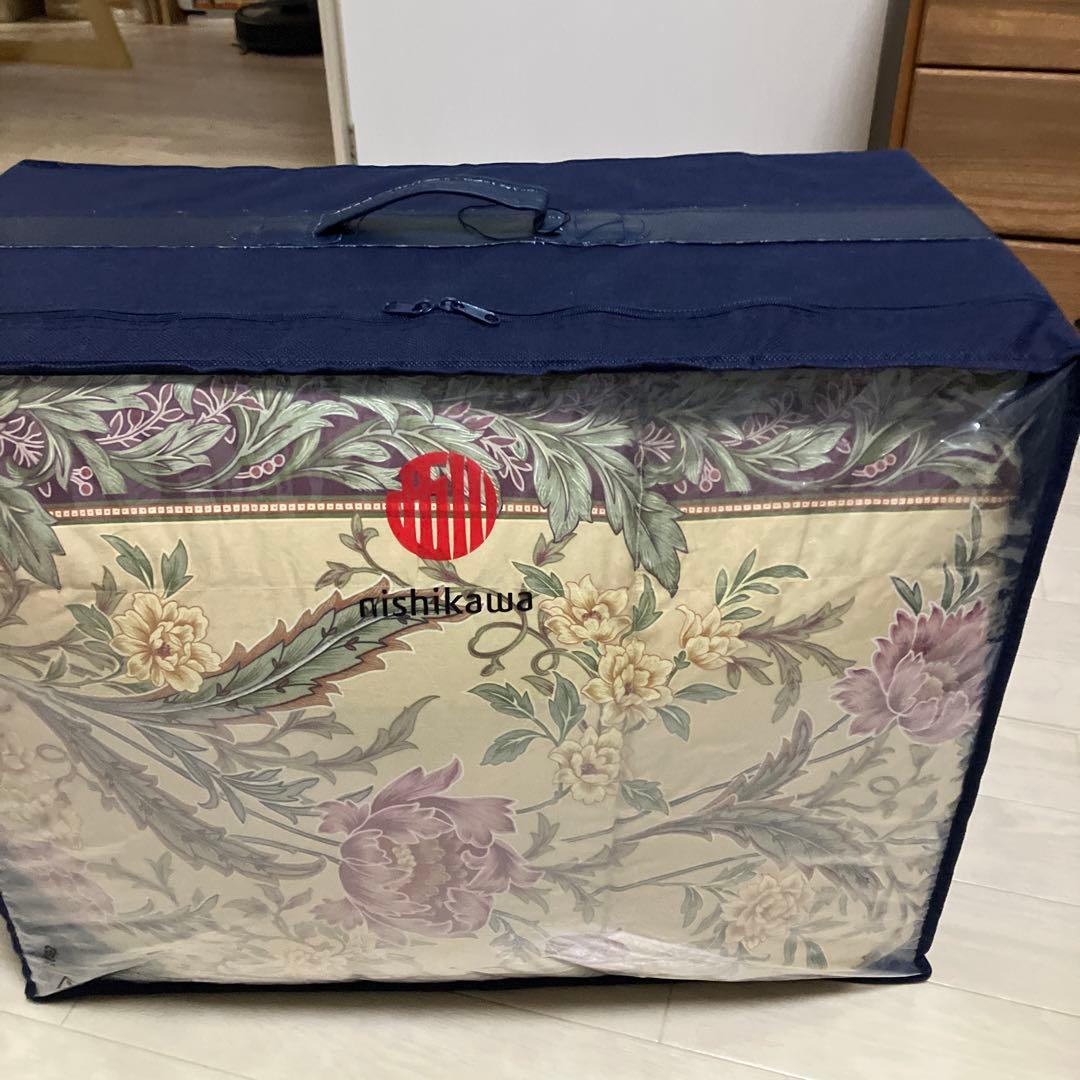 京都西川　Star Candle 花柄 羽毛布団　シングル 京都西川 Star Candle 花柄 羽毛布団 シングル