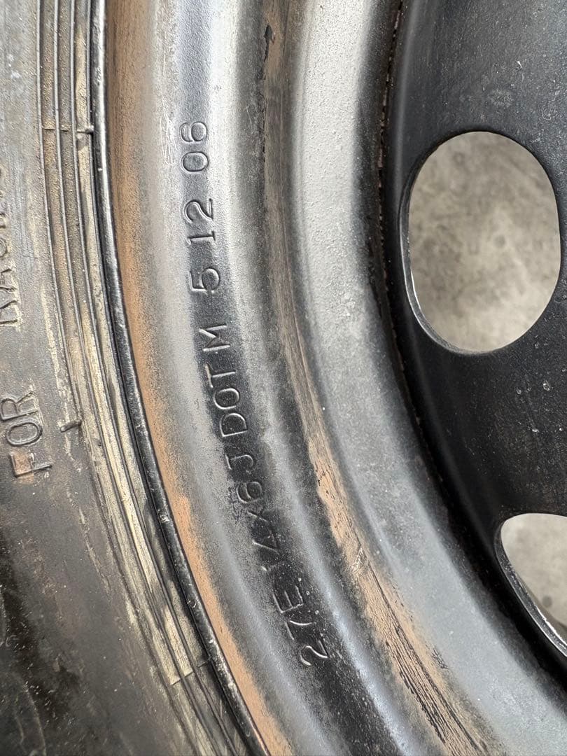 引張りデミオ鉄チン14×6J 22年DUNLOP 150/565/R14 4本⭐️