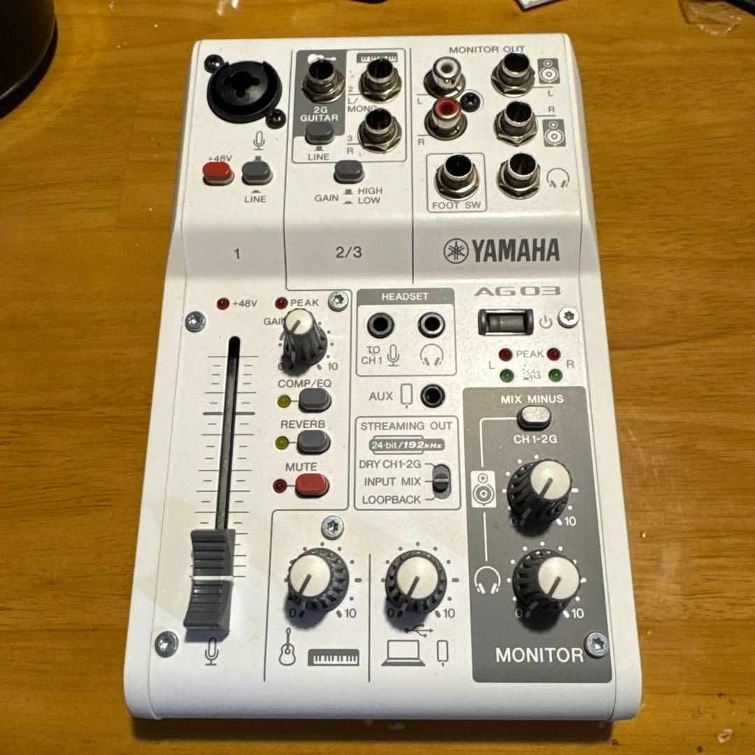 YAMAHA AG03 オーディオインターフェース ヤマハ | AG03MK2 - AG Series - 概要