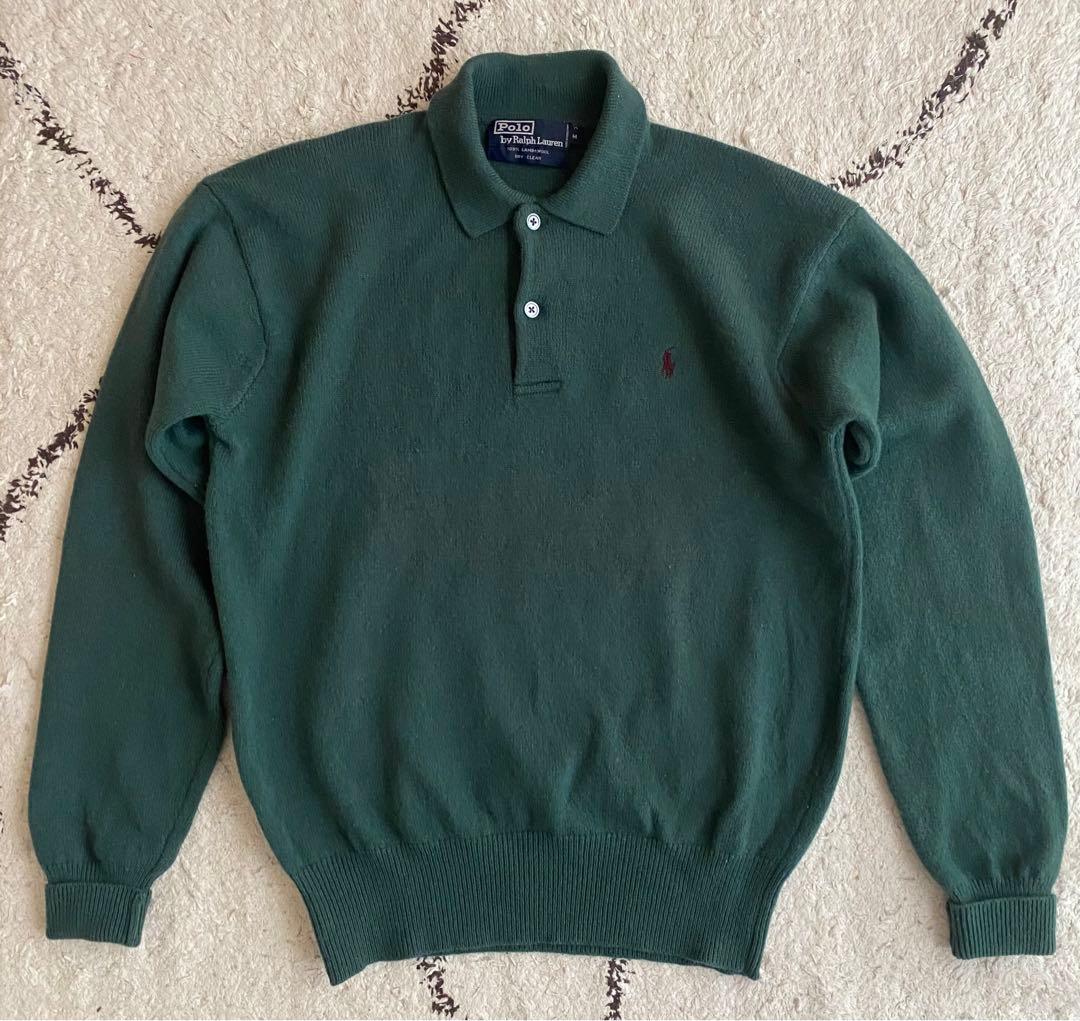 90s Polo by Ralph Lauren ポロニット ラムウール - メルカリ