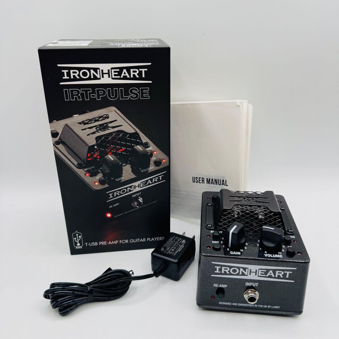 Laney IRT-PULSE デスクトップ型プリアンプ 真空管 Laney IRT-Pulse desktop preamp review demo - YouTube