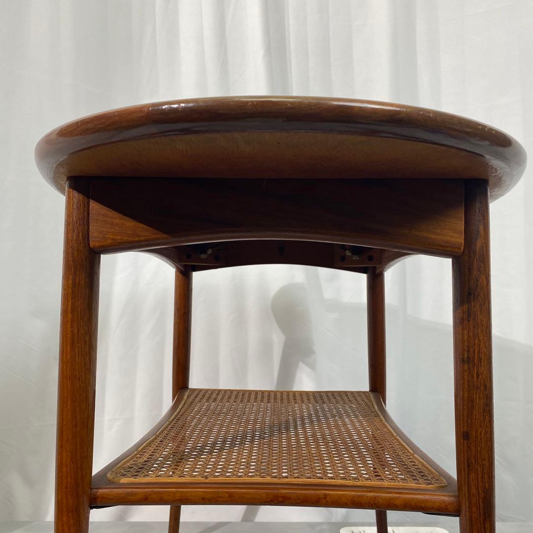 希少】オールドマルニ センターテーブル 天板：ブビンガ材 脚：カリン