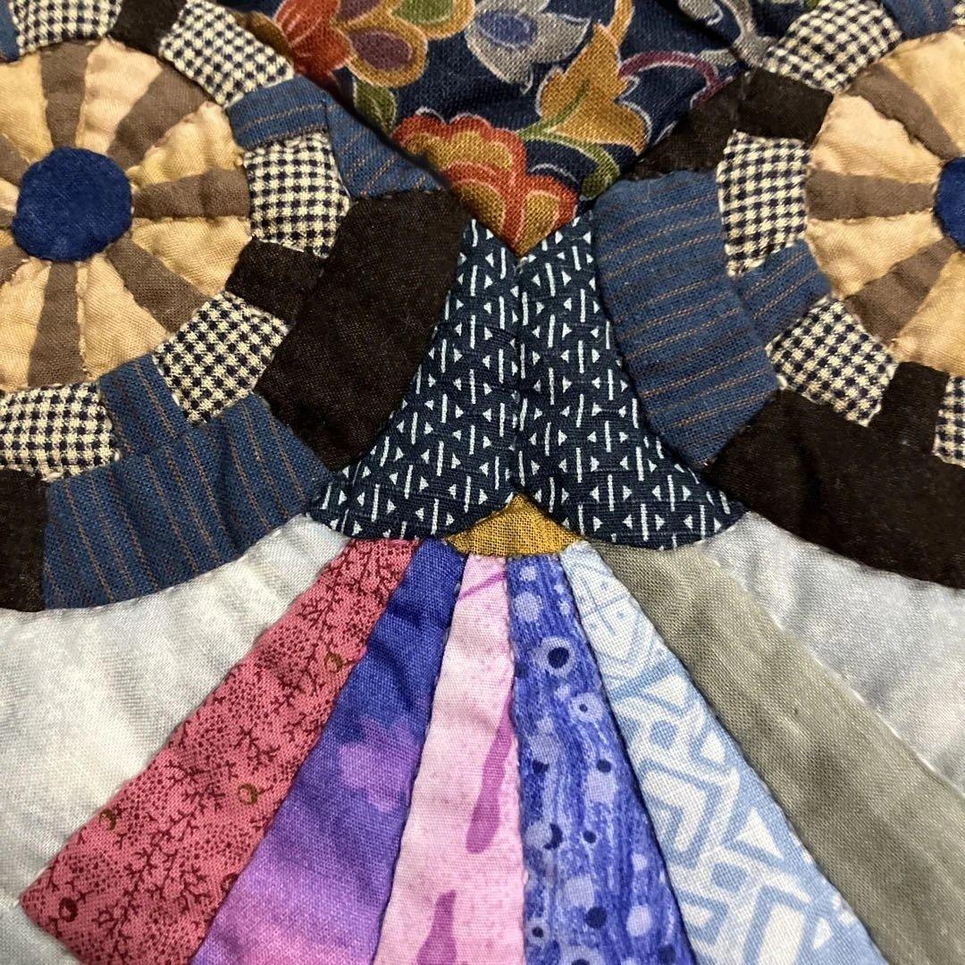 m*u様 新品 家紋のモチーフ パッチワークキルト タペストリー他 127cmx