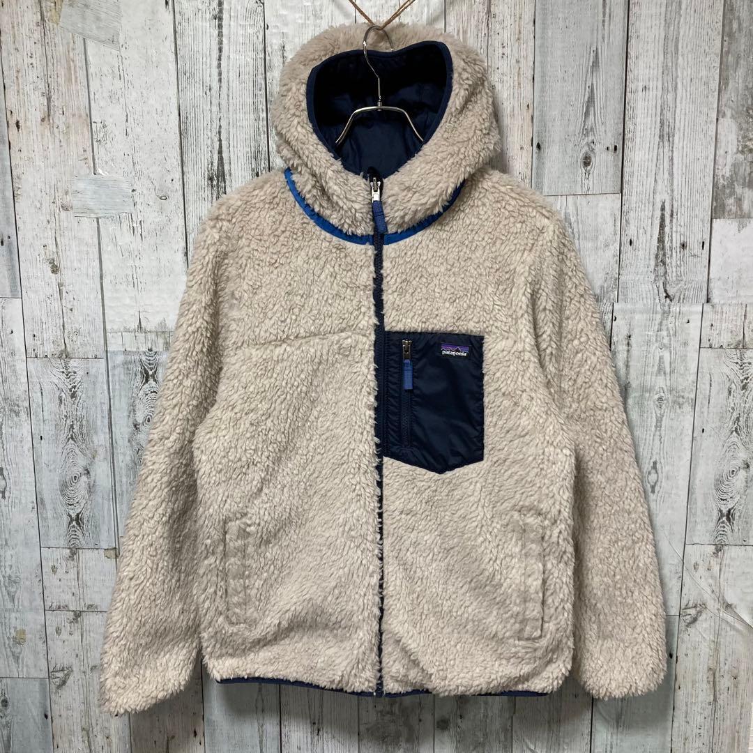 patagonia パタゴニア リバーシブル ネイビ XXL QC-014322 - メルカリ