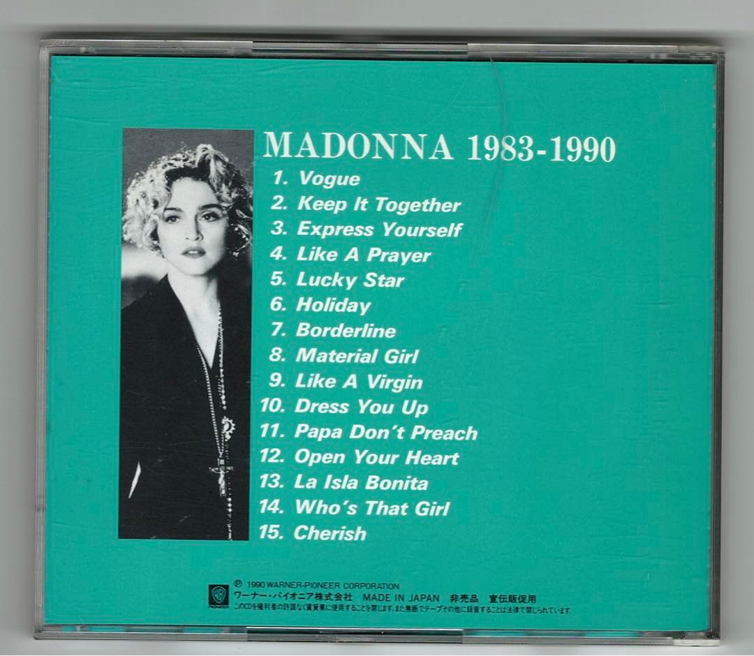 マドンナ – 1983 - 1990 (Promo Only)
