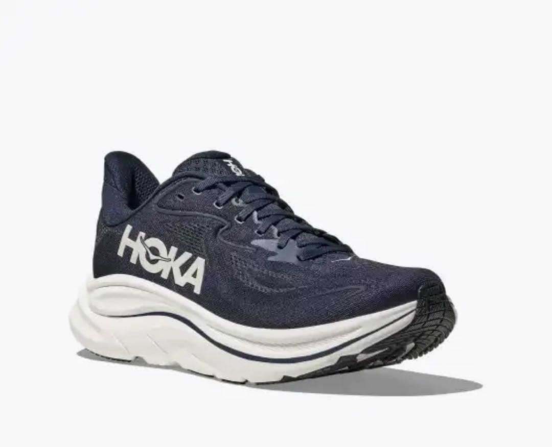 HOKA クリフトン 10 ワイド 2E 26.5cm ネイビー