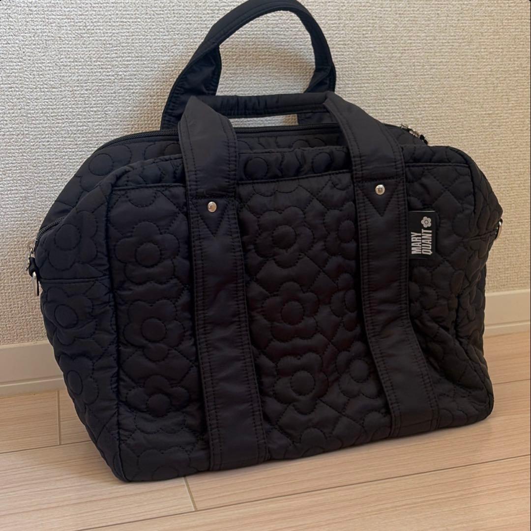 マリークワント キルティングボストンバッグ - メルカリ