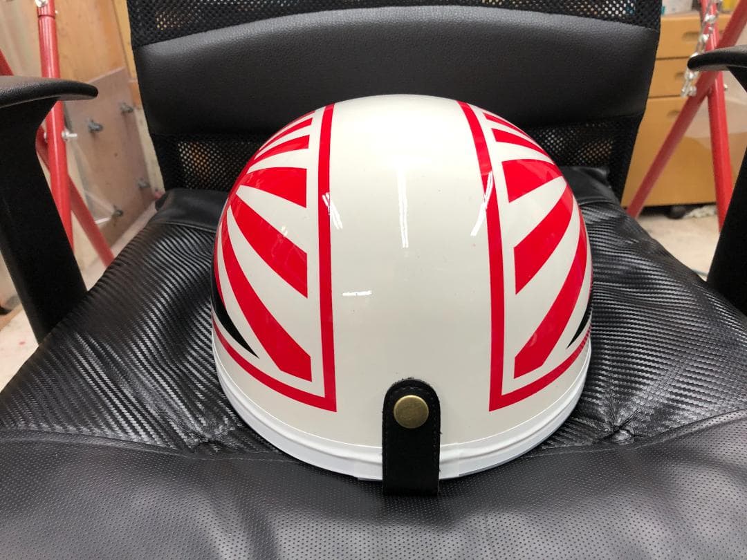 コルク半 カスタム 富士日章 三つボタン 白赤 文字無 高級クリヤ送料