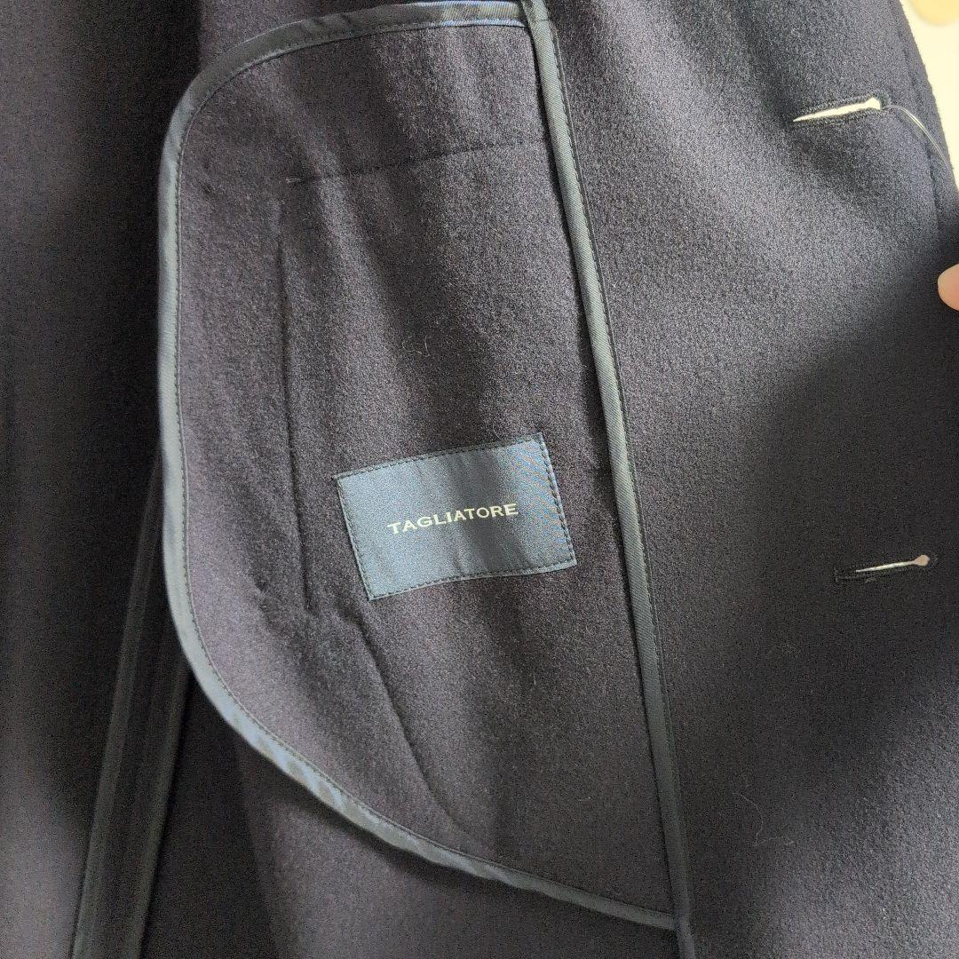 《新品未使用》TAGLIATORE チェスターコート ネイビー 定価約15万円