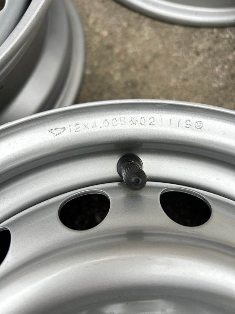 ダイハツ　純正　 スチールホイール 4本セット　12×4.00B