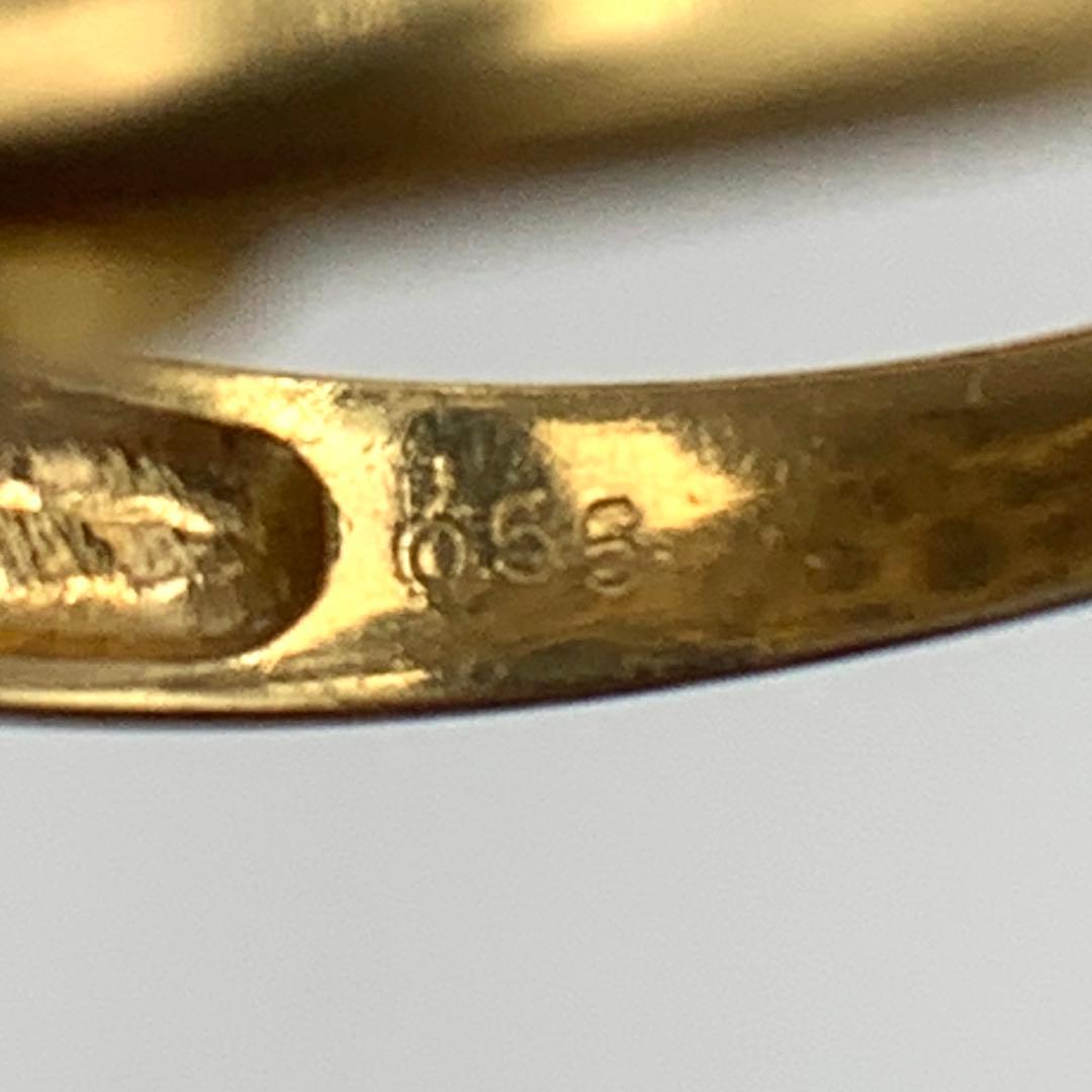 ダイヤモンドK18リング 0.55ct 2.7g 11号 ゴールド