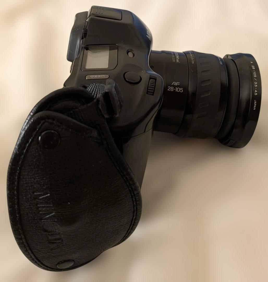 レア！MINOLTA 専用ハンドストラップ ミノルタ α9xi xiレンズ3本付