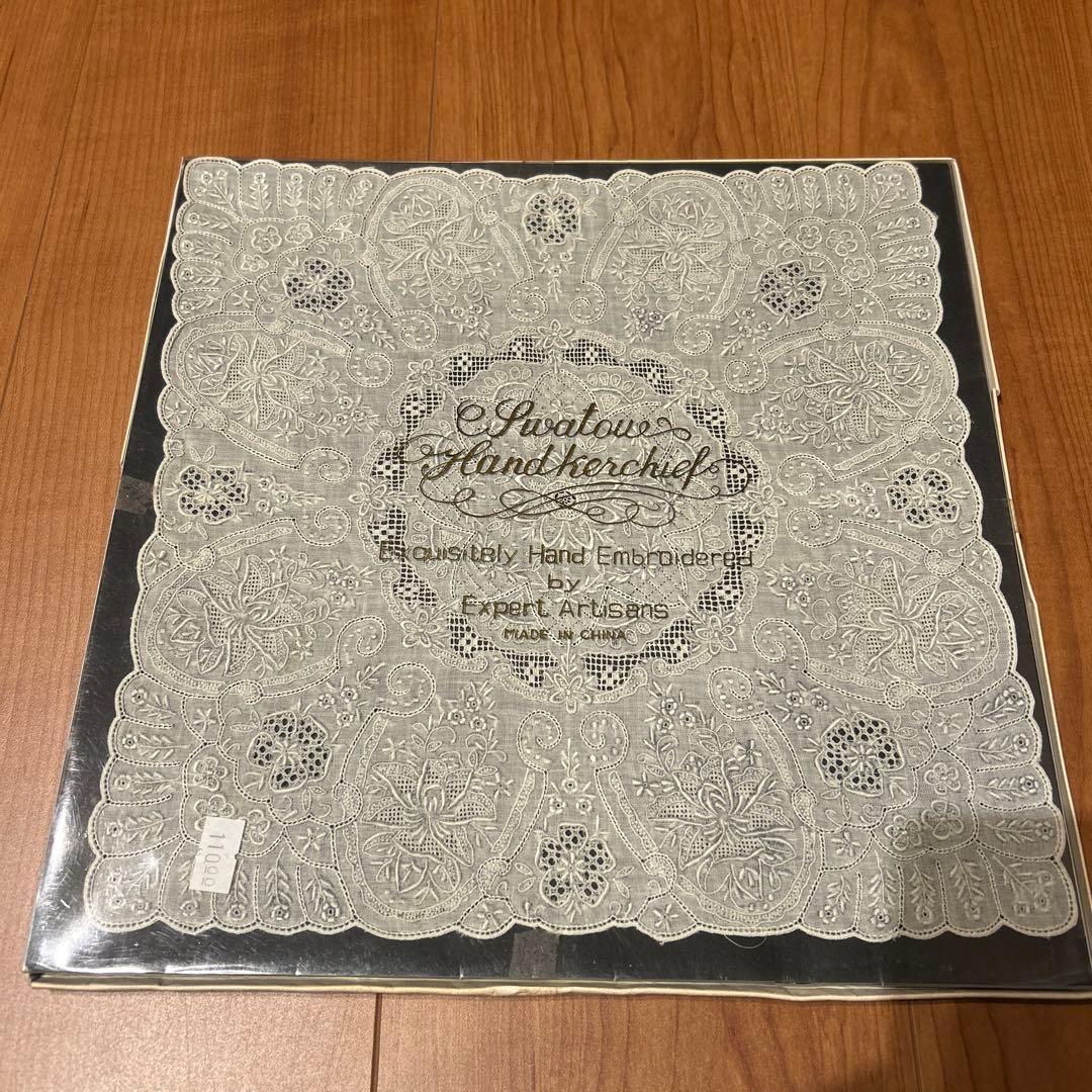 新品 スワトウ ハンカチ 最高級汕頭刺繍 swatow - メルカリ