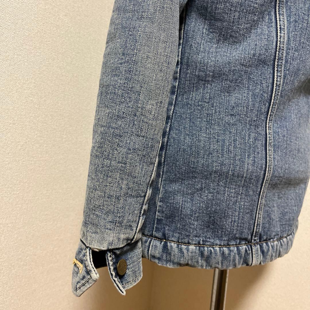 Lee デニム ボアランチコート インナー袖はキルティング ヴィンテージ