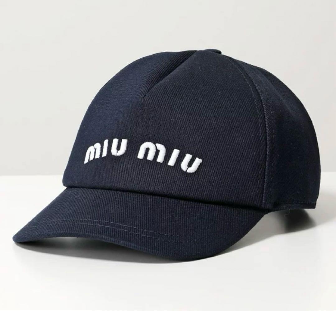 MIU MIU ベースボールキャップ ミュウミュウ Miu Miu MIUMIU ベースボールキャップ 5HC369 2CUA