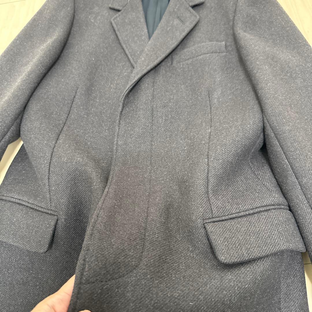 新品】DIOR HOMME 07AW エディ期 本革レザートリム カシミア混織