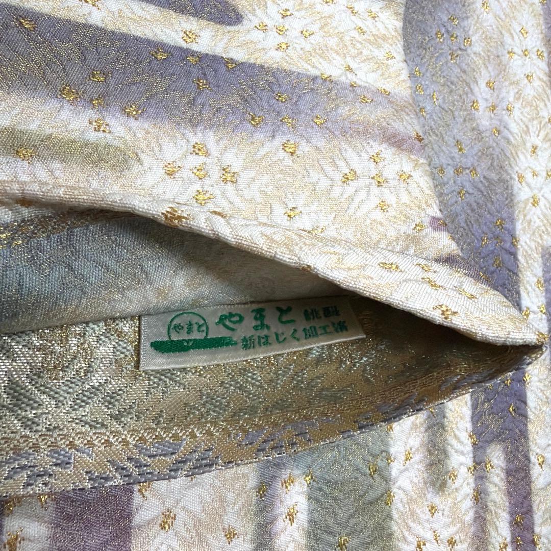 専用ページ　正絹　全通袋帯《かすみ模様》