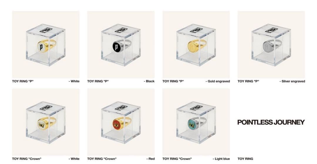 POINTLESS JOURNEY TOY RING 7TYPES - メルカリ
