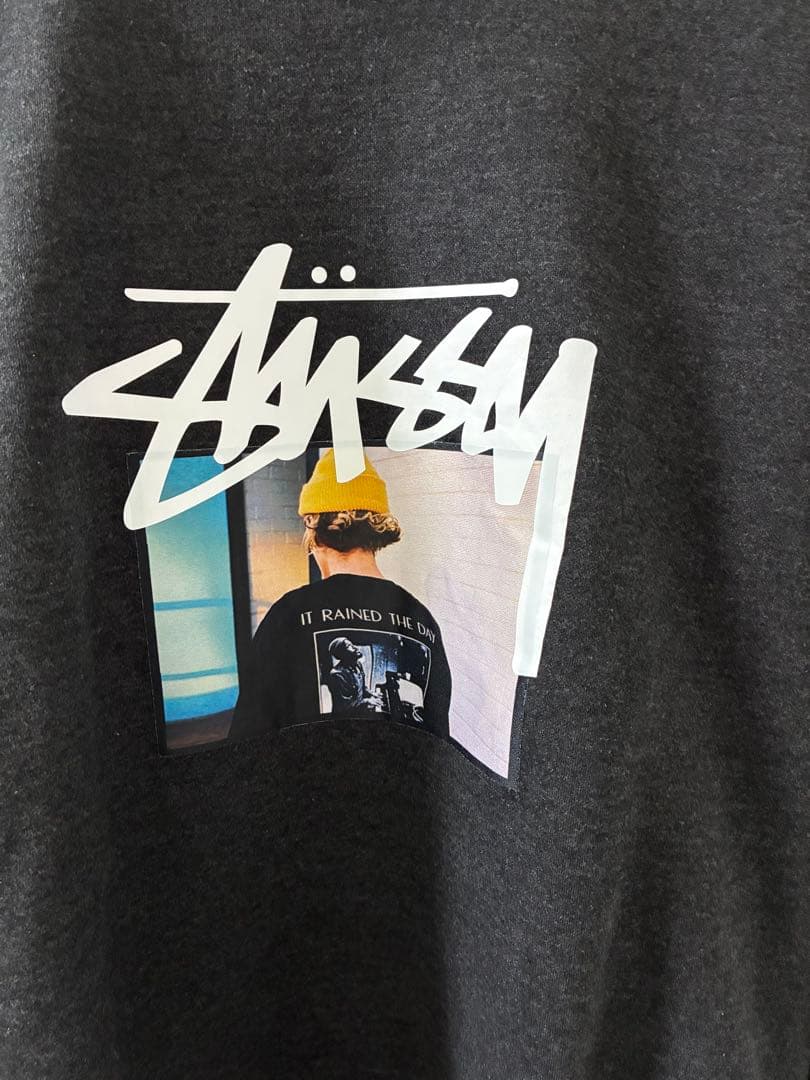 ステューシーStussy スウェット Lサイズ チャコールグレー - メルカリ