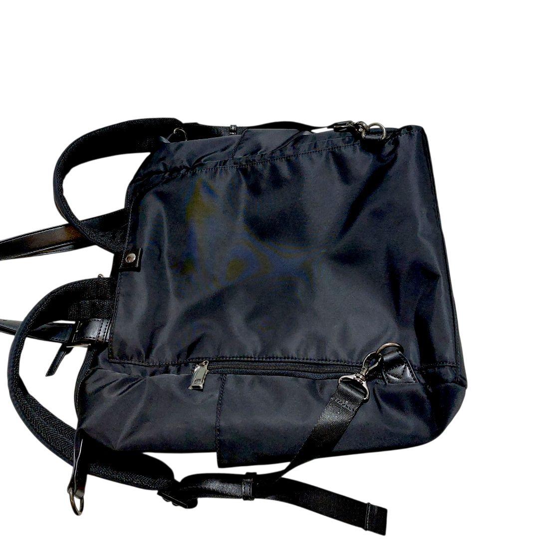 アナスイミニ ペアレンツバッグ 3WAY リュック ショルダー トート 黒