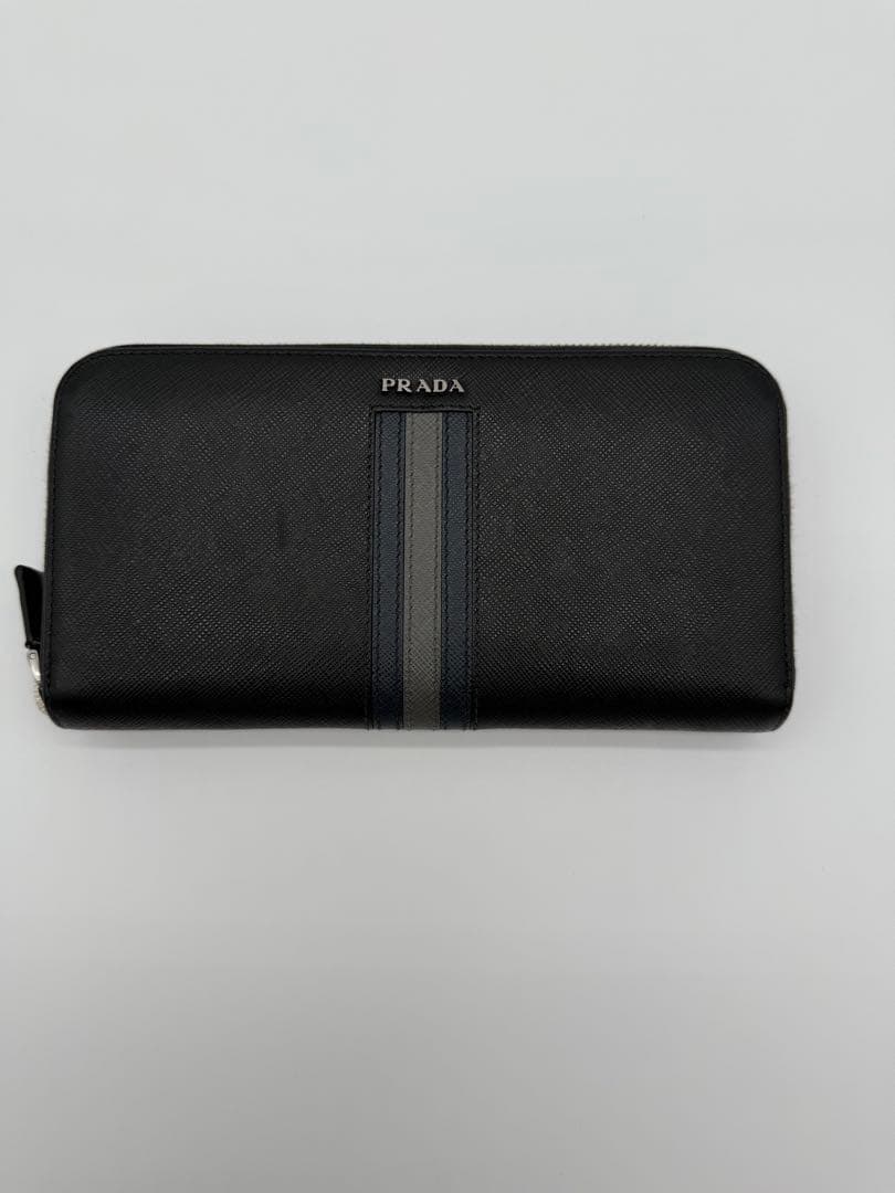 プラダ　サフィアーノ　レザー　ラウンドファスナー　長財布 PRADA（プラダ） 3月決算セール ラウンドファスナー長財布 レディース