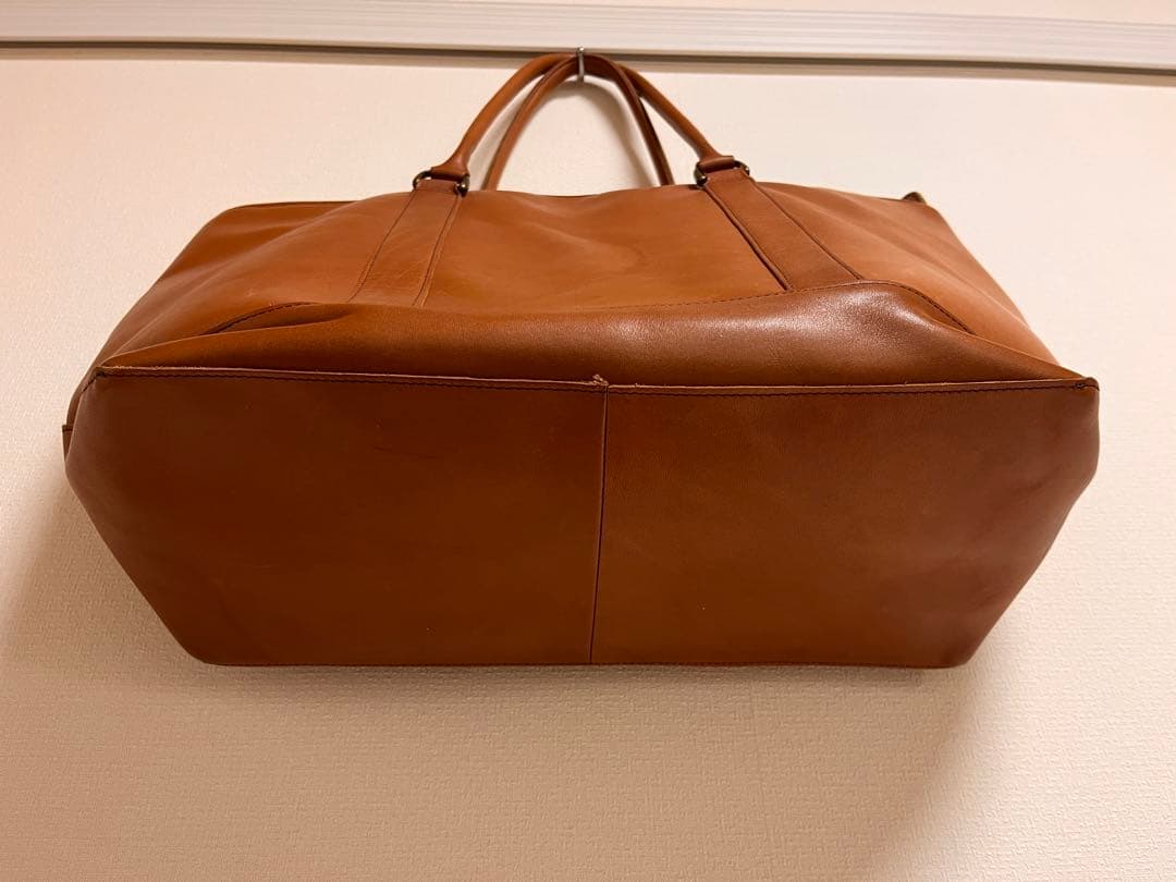美品　希少　L.L.Bean レザートートバッグ 大容量　ブラウン