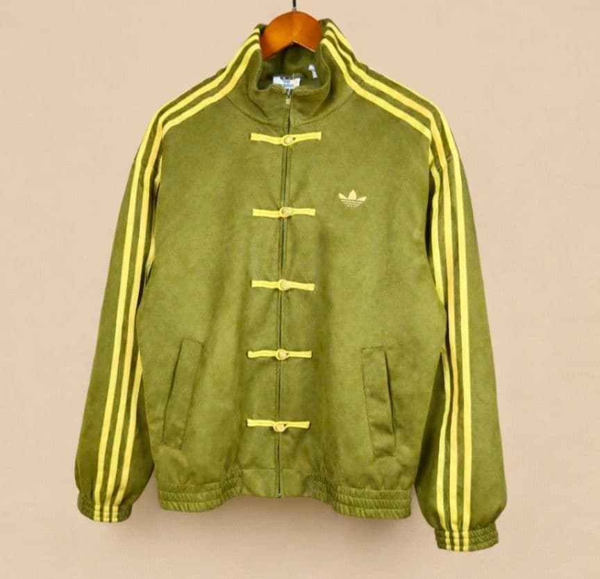 adidasアディダス 中国限定 蛇年トラックジャケットダー 緑 M - メルカリ