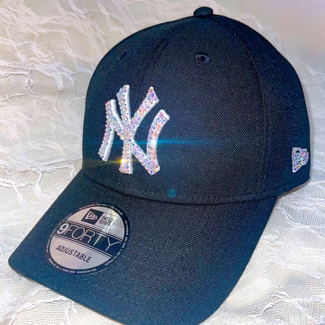 ニューエラ キャップ ラインストーン キラキラ9FORTY オーロラ