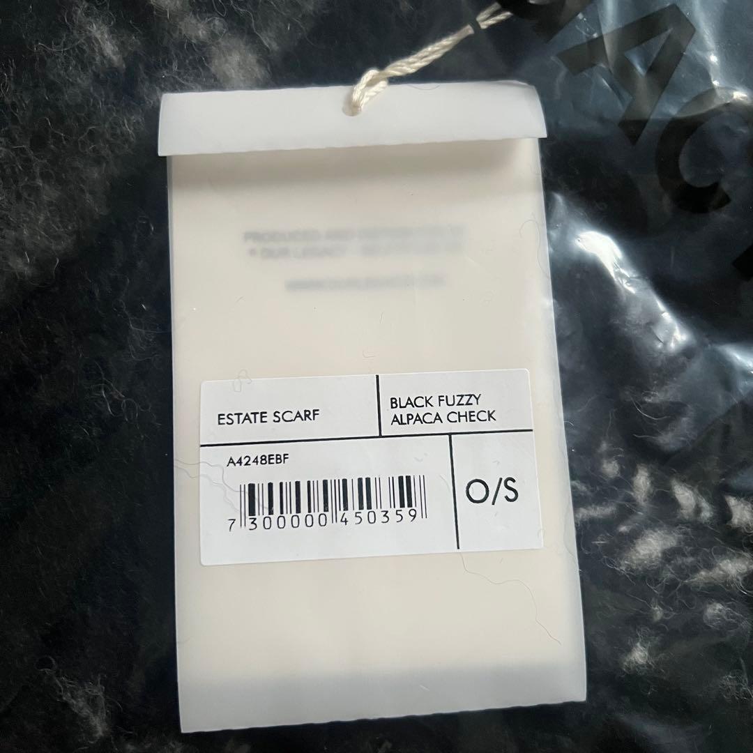 モーガン 着用】OUR LEGACY 24AW マフラー新品未開封 - メルカリ