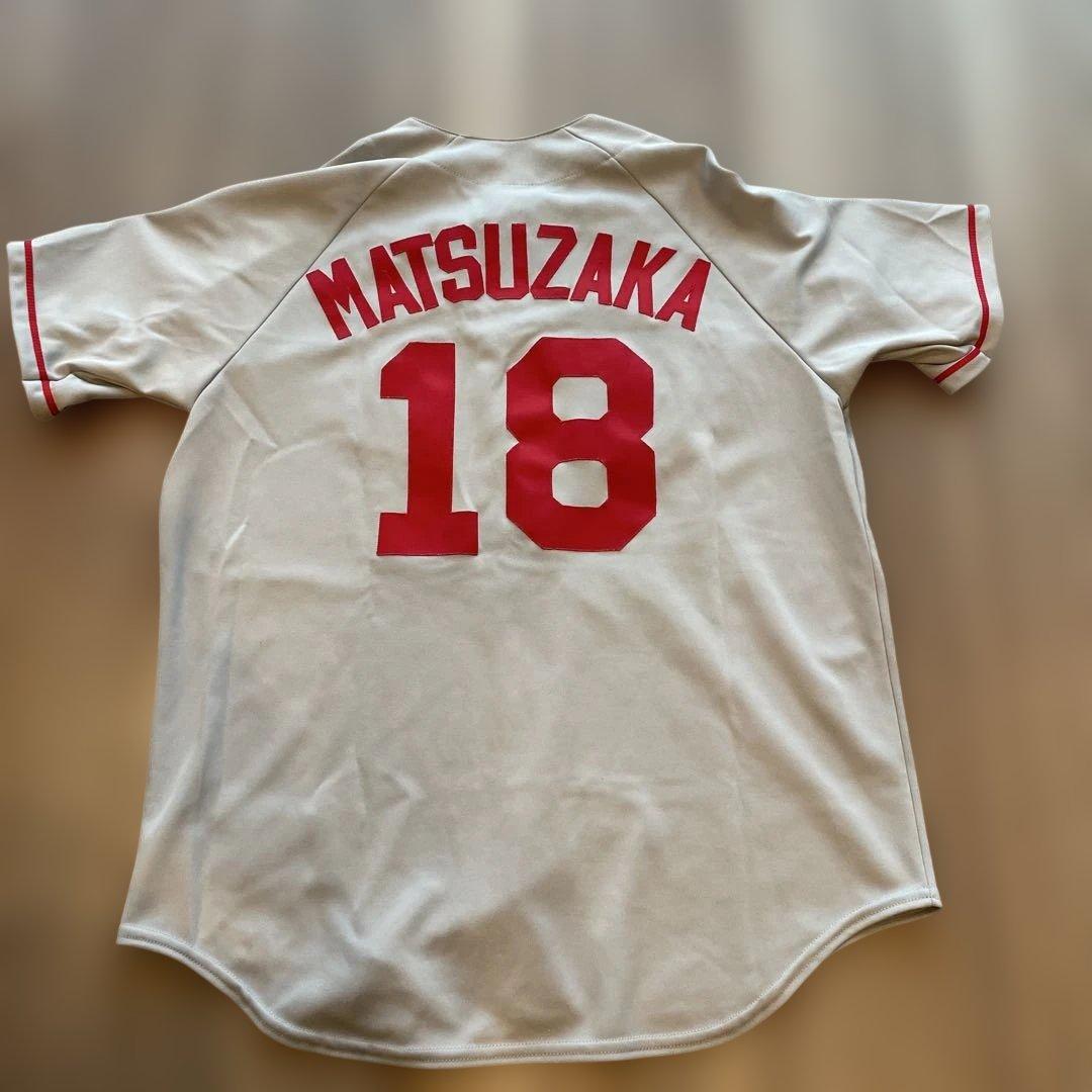 ボストン　レッドソックス　#18 松坂大輔　ユニフォーム　L ボストンレッドソックス 応援グッズ SIZE 44 ホワイト 松坂大輔【18