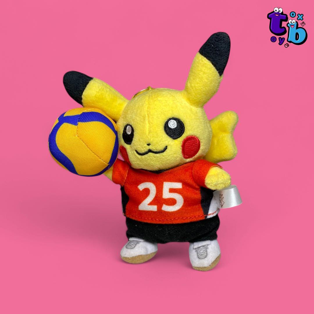 ポケモンセンター【ピカチュウ バレーボール マスコット】ぬいぐるみNo
