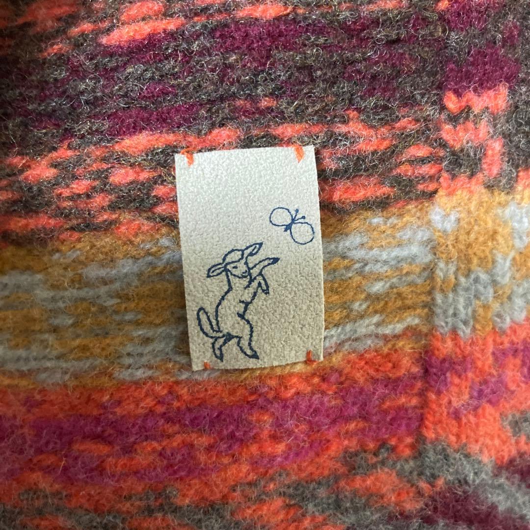 ミナペルホネン×ヒカルノグチ dot&stripeケープ 美品 - メルカリ