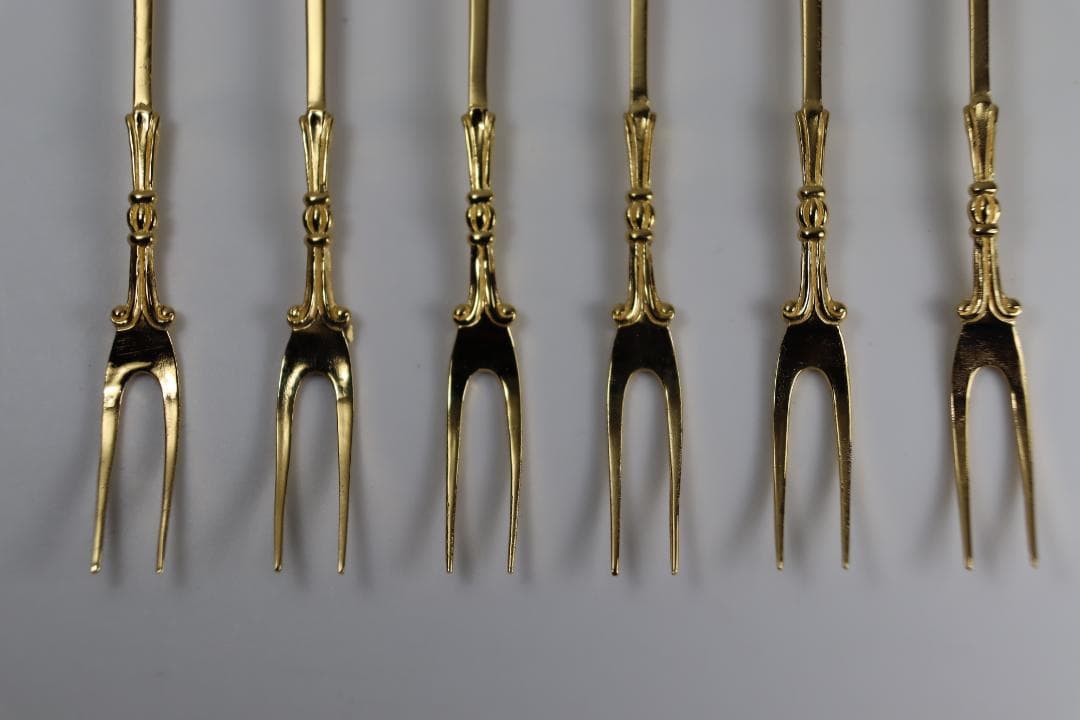 クリストフウィドマン□スターリング製フルーツピック6本セット