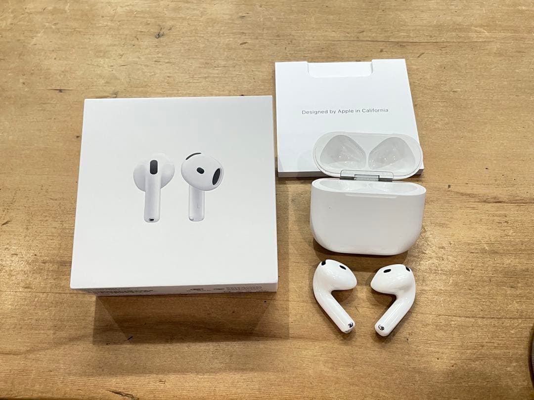 純正】AirPods 4 (アクティブノイズキャンセル非搭載) A3050 - メルカリ