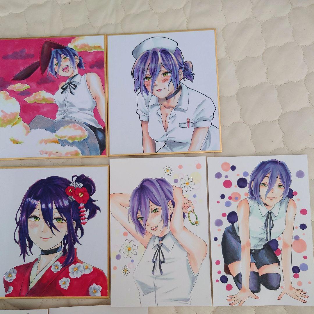 チェンソーマン レゼ アナログ 手描き イラスト - メルカリ