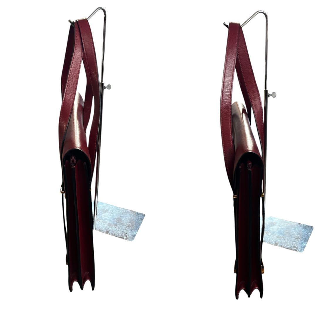 希少 美品級✨モラビト MORABITOビジネスバッグ 鍵付きバーガンディ