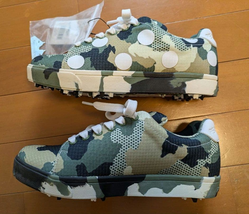 お得⭐︎新品半額以下[23.0cm]PEARLY GATES 迷彩柄（ゴルフ靴）