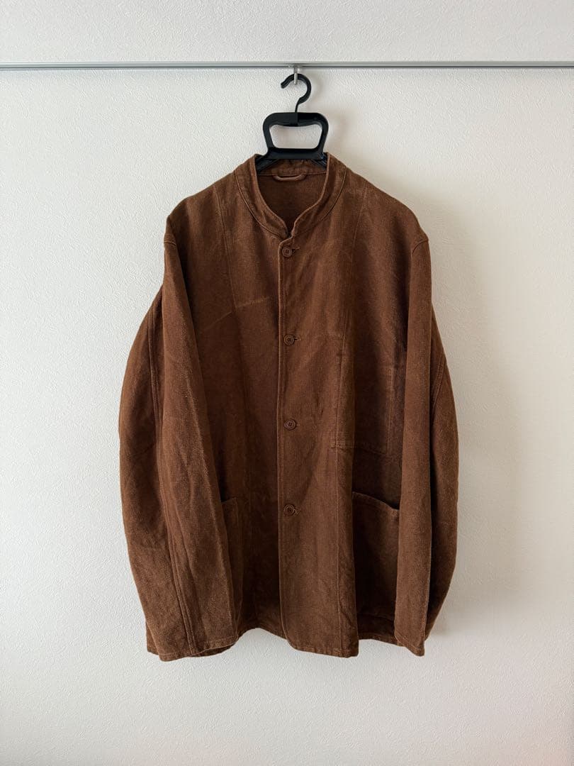 comoli コモリ ヘンプダックスタンドカラージャケット 3 COMOLI (コモリ) ヘンプダック スタンドカラージャケット