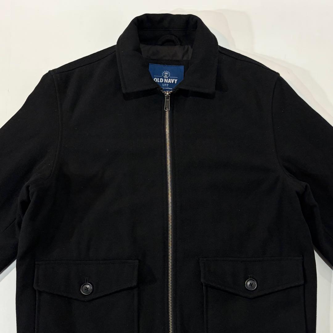 くりまん 様専用 00s OLD NAVY A-2型 ウールジャケット 黒 S - メルカリ