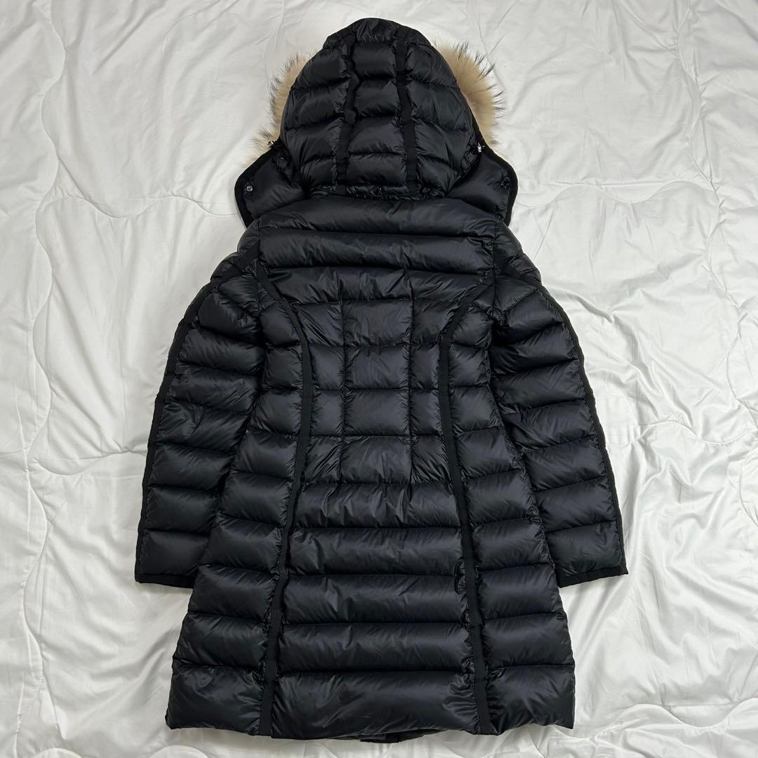 希少/00 MONCLER モンクレール HERMIFURエルミファー ブラック - メルカリ