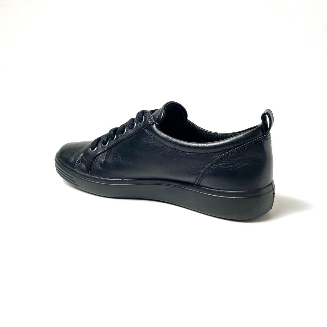 ecco GORE-TEX搭載 23.5cm SOFT7 レザースニーカー 美品