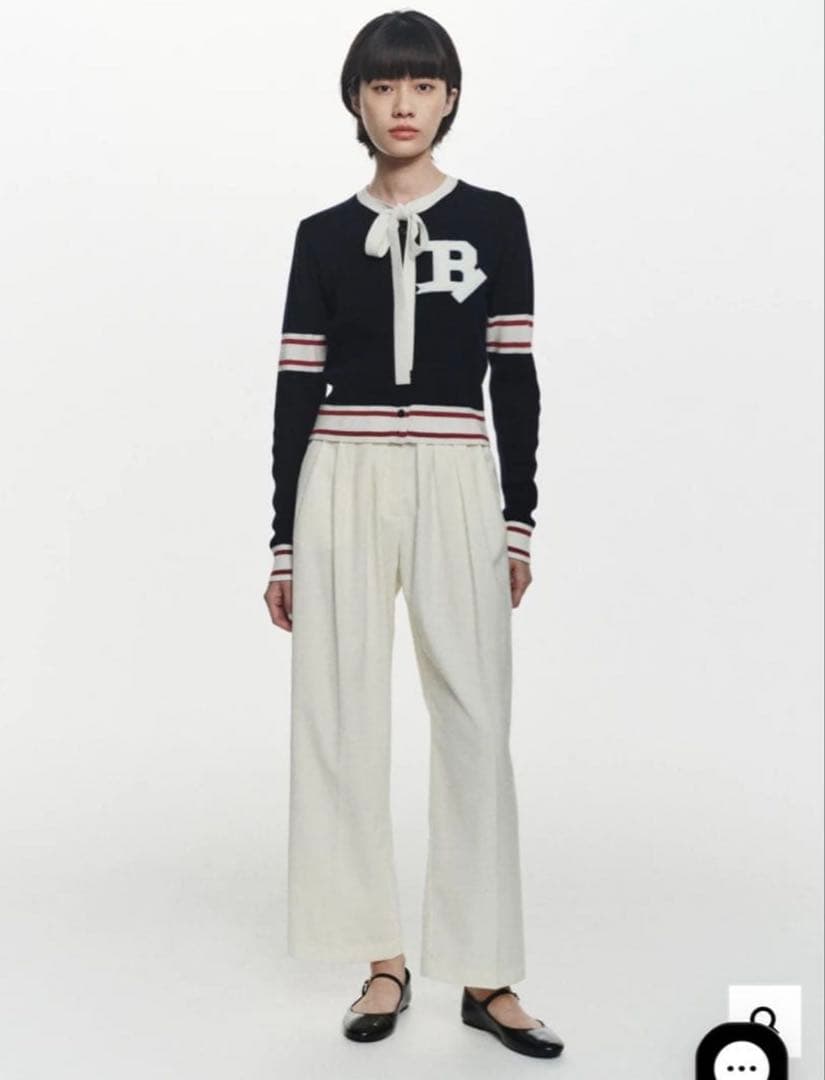 Bibiy. B. CLUB TIE CARDIGAN NAVY - メルカリ