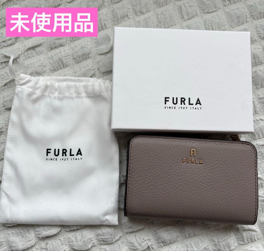 FURLA カメリア　二つ折り財布　グレージュ FURLA（フルラ） 並行輸入 2つ折り財布 カメリア WP00315 ARE000 1257S